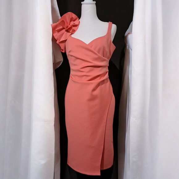 Sam and Jess Dresses & Skirts - Sam and Jess Sleeveless Sheath Dress Coral/Pink  Size 6 NWT